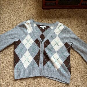 American Eagle xs crochet looking sweater